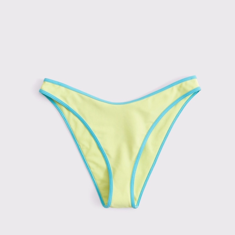 Abercrombie High Leg Cheeky Bikini Bottom